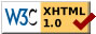 Valid XHTML 1.0 Transitional